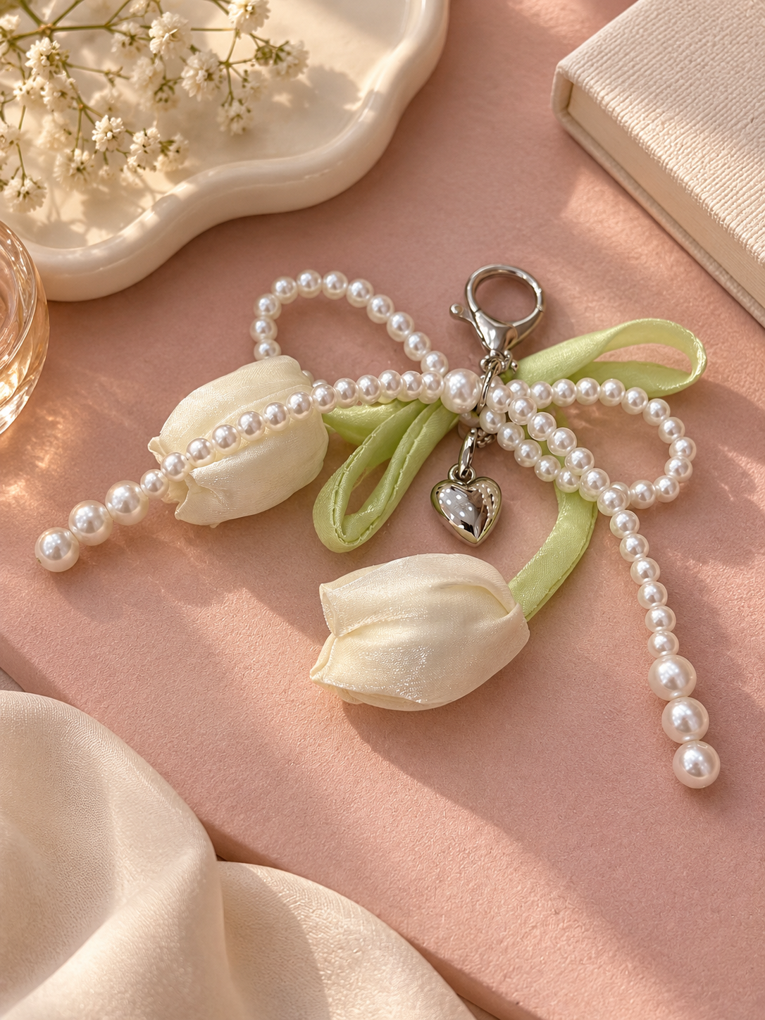 Pearl bloom charm